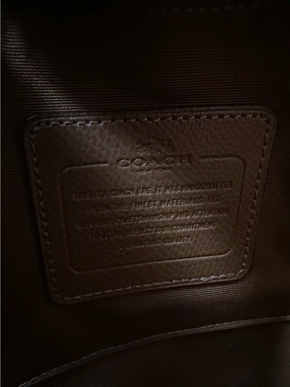 Coach Signature North-South Crossbody Bag - Picture 12 of 12